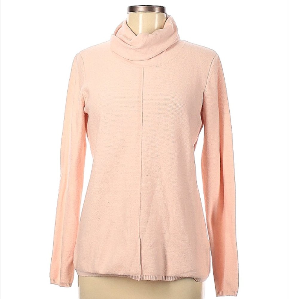 Calvin Klein Jeans Pale Pink Turtleneck Sweater | New | XL